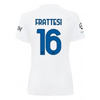 Dámy Fotbalový dres Inter Milan Davide Frattesi #16 2023-24 Venkovní Krátký Rukáv